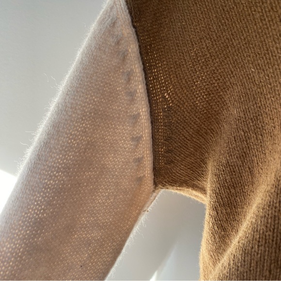 Frame Color-block Cashmere Crewneck Sweater - XS - Picture 8 of 14